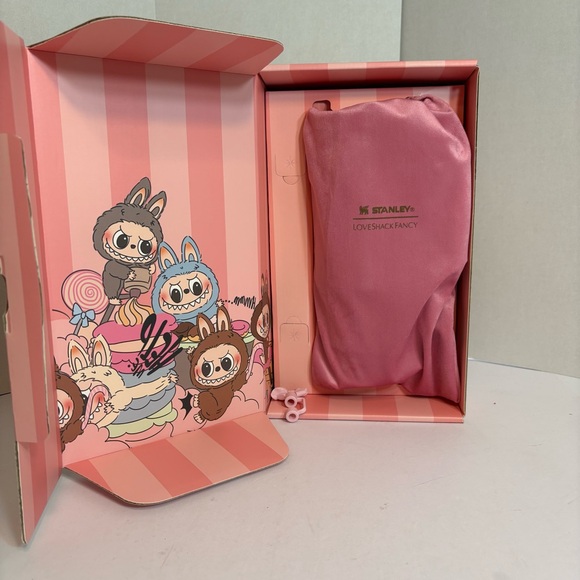 Stanley LoveShackFancy Labubu 40oz Quencher Triple Collab Limited New Box - Picture 3 of 5